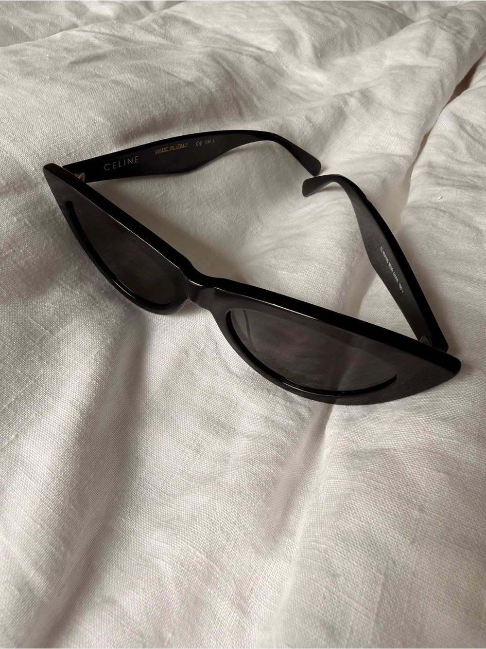 Celine Black Cat-Eye Sunglasses - Picture 2 of 3